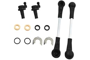 ‎MASO MASO Ansaugkrümmer Drallklappe Reparatursatz 059129711, 059198212 für V M/AUDI A4 A5 A6 A7 A8 Q5 Q7 (Schwarz, Kunststoff, Metall, Auto, Geländewagen)