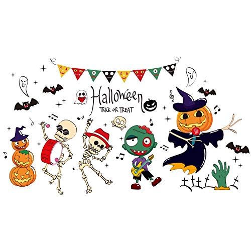 HONGCHENG Decoración de Halloween Etiqueta, Pared de la Ventana Happy Halloween Arte de la Etiqueta engomada de la Pared del árbol se aferran for el Dormitorio de los niños