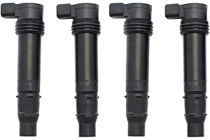 Amrxuts 4 unidades por paquete F6T570 F6T560 21171-0029 Bobina de encendido para motocicleta Kawasaki ZX-6R Ninja ZX636 ZX600 ZX6R ZXR9F ZX R9F 636 2003-2016