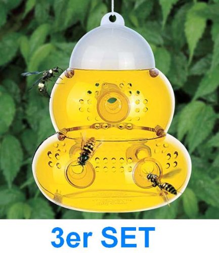 3 X Er Set Alss Grosse Insektenfalle Wespenfalle Fliegenfalle Mit 6 Eingängen
