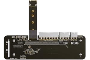 ADT-Link M.2 key M NVMe External Graphics Card Stand Bracket with PCIe3.0 x4 Riser Cable 25cm 50cm 32Gbs For ITX STX NUC VEGA64 GTX1080ti (50CM,R43SG)