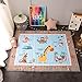 Produktbild Sanqing Teppiche aus Dicker Baumwolle für Babys, Krabbelmatte, Spielmatte, Kinder-Campingmatte, Faltbarer Boden für Wohnzimmer, ungiftig, Rutschfest, maschinenwaschbar, 11, Thinsection