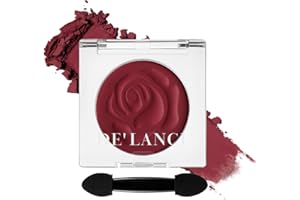 DE'LANCI Carmine Red Ombretto - Opaco, Impermeabile, Alta Durabilità Punk Makeup - Vegan #06