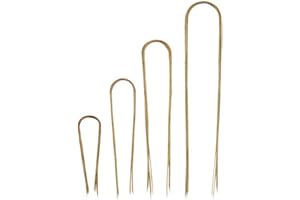 Verdemax 6642 - Anelli a U in bambù, Diametro 12-14 mm, Altezza 120 cm, 3 Pezzi