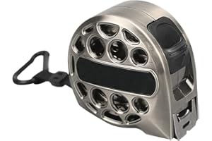 KUWUNG Metal Hollow Tape Measure, High Grade Tape Measure, Stainless Steel Tape Measure, Waterproof Tape Measure Rust Proof Waterproof Anti Fouling Fall, for Industry Home Collection (7.5 M)