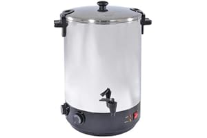 KITCHEN CHEF Stérilisateur De Bocaux Électrique Inox Avec Robinet Et Minuteur 12l 1650w - ZJ-120TD