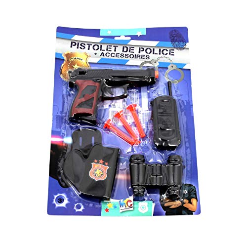 Mercier Toys- Set Police, 52048, Coloris aléatoire