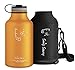 Produktbild SWIG SAVVY Edelstahl Isolierte Wasserflasche und Bier Growler Wide Mouth 64Oz Kapazität Doppelwand Design für heiße und kalte Getränke Enthält Wasserflaschenbeutel Orange