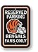 Produktbild NFL Baltimore Ravens Kunststoff Parken Schild, Cincinnati Bengals, 12" x 18"