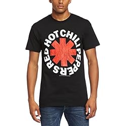 Cid RED HOT CHILI PEPPERS - DISTRESSED ASTERISK - Camiseta de manga corta para hombre, color schwarz - black, talla XX-Large
