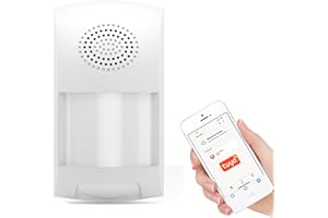 anvek Tuya WiFi PIR detector de movimiento Smart Home Security Protection Sensor de presencia humana alarma antirrobo Smart Life APP soporte Alexa