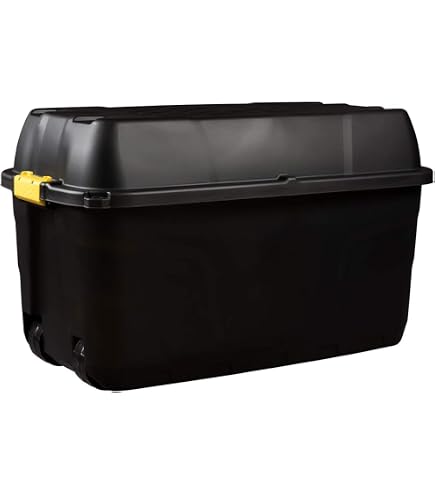 Wham Aufbewahrungsbox Mit Deckel, 150 Liter, 2 Stück Grau