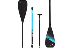 ‎BLUEFIN SUP Bluefin Paddle für Paddleboard | Paddel für Cruise SUP | Glasgefülltes Nylonblatt | Leichtes Paddeldesign | DUal-Camlock-Schnellverschluss | Paddel für effizientes und stabiles Paddeln