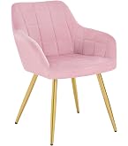 SONGMICS Chaise de salle à manger, Fauteuil, Siège moderne rembourrée, avec dossier, revêtement