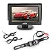 Produktbild Funk Rückfahrkamera Set, CARCHET Einparkhilfe Wireless Rückfahrsystem Kit 7 LEDs drahtlos Nummernschild DC12V 4.3" LCD Monitor + 170°Winkel IR Nachtsicht Kamera für Wagen, Auto, Bus, LKW, Parken