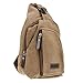 Produktbild Männer Herren Umhängetasche Schleuder Tasche Koreanische Canvas Brusttasche Schultasche Tragetasche Brustbeutel Crossbody Bag Multifunktionale Tasche für Outdoor-Sport und Arbeit
