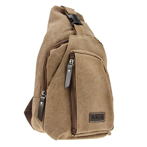 Preisvergleich Produktbild Männer Herren Umhängetasche Schleuder Tasche Koreanische Canvas Brusttasche Schultasche Tragetasche Brustbeutel Crossbody Bag Multifunktionale Tasche für Outdoor-Sport und Arbeit