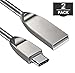 Produktbild USB 3.0 Type-C Ladekabel, TUOYA [3.3Ft/1M] USB-C Kabel auf USB 3.0A Kabel Super Durable Metall Ladegerät und Sync Datenkabel Adapter - Samsung Galaxy S8, Google Nexus 5X / Nexus 6P / Pixel XL, OnePlus 2 / 3, Lumia 950 / 950XL, Huawei P10(2 Pack)