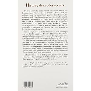 Histoire des codes secrets. De l'Égypte des pharaons à l'ordinateur quantique Livre en Ligne Histoire des codes secrets. De l'Égypte des pharaons à l'ordinateur quantique Livre en Ligne - Telecharger Ebook