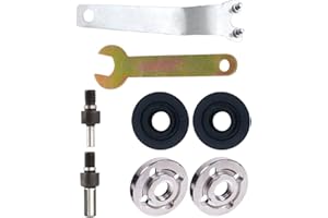 Dtoterul 8 Pièces Convertisseur de Perceuse à Main Meuleuse D'Angle de Perceuse à Main Adaptateur Bielle de Conversion Ensemble Outil de Meulage Convertisseur de Bielle pour Scie Adaptateur