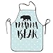 Produktbild Mama Bear Matching Adjustable Bib Apron Adult Home Kitchen Apron Chef Apron for Men and Women