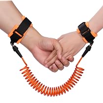 Bracelet Anti-perte Bébé Avec Laisse 2,5 M – Sécurité Enfant, Rotule 360°, Fermeture à Clé – Pour Parc, Voyage, Rue – âge 1 à 6 Ans (bleu)