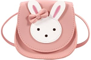 Heyu-Lotus Umhängetasche kinder Mädchen kleine Süße Handtaschen kinder Prinzessin Mini Taschen handtasche Mädchen klein Hase mit verstellbarem Gurt für Kinder Mädchen