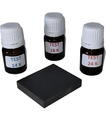 Test réactif or 14 K acide flacon compte gouttes sans pierre de touche