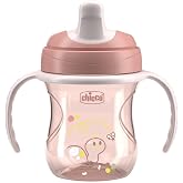 Chicco Yarı Yumuşak U&ccedil;lu Bardak 6 Ay Kız Yenidoğan
