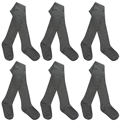 ILCK - Medias - para niña Gris Gris 6 unidades 9-10 Años