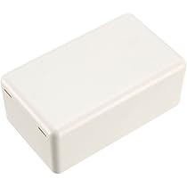 7pcs 50x28x15mm Plastique électrique Boîtier Jonction