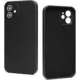 CONSTRAIN - جراب هاتف متوافق مع iPhone 11 - تصميم زاوية عرض iPhone 12، جراب إطلاق مخملي من الداخل - أسود