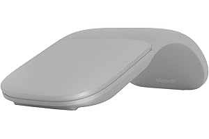Microsoft Surface ARC Mouse, Bluetooth, Gris Claro