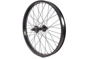 KHEBIKES KHE BIG400 Roue avant BMX 18" Noir Jante en aluminium 36 trous 10 mm Moyeu à roulement de précision