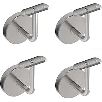 Supporto Corrimano In Acciaio Inox V2A - Per Tubo 42.4mm, Fissaggio A Parete A 3 Fori - Foto 8