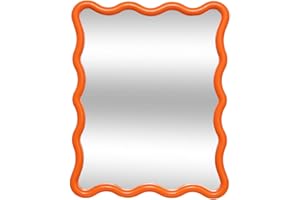 ‎ATMOSPHERA CREATEUR D'INTERIEUR Atmosphera - Wellenspiegel Judy orange 38x30cm