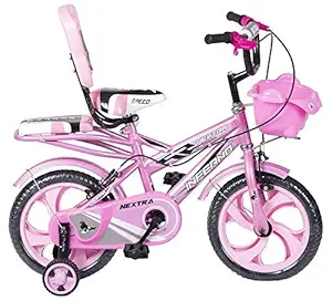 SPEED BIRD 14 inches Kids Bike Cycle for Boys & Girls (Age Group 3-6 Years, Pink)