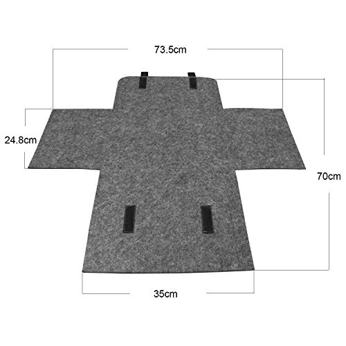 MojiDecor Filz Sleeve Hülle Multifunktions Ultrabook Laptop Tasche integriert Mousepad für Notebook 13-14 Zoll MacBook Air & Macbook Pro 13,3 Zoll, MacBook Pro Retina 13 Zoll - 6