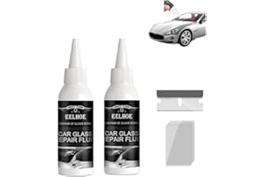 HADAVAKA Glasreparaturflüssigkeit Autoscheibe Rissige Windschutzscheibe Reparaturset, Diy Autoglas Nano Reparaturflüssigkeit, Windschutzscheibe Kratzer Entferner Kit, Quick Fix Für Risse (2 PCS)