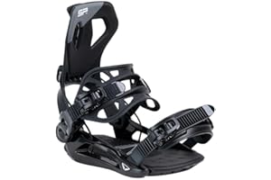 BEXTREME SP- Fijaciones Snowboard Automaticas Modelo Private Black XL Multientry Medida pie 44-47 EU 10-12,5 US para Hombre Fijacion Snow tipo Flow Color Negro para Freestyle Freeride Burton Talla Union