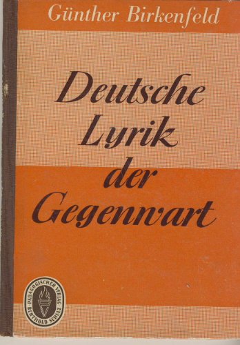 Deutsche Lyrik der Gegenwart