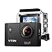 Produktbild VTIN WIFI 2,0 Zoll wasserdichte Camera Helmkamera Full HD 1080p, 12MP, 170 ° Weitwinkel Glass Lenmit 2 verbesserten Batterien und kostenlose Accessoires