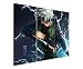 Produktbild Leinwandbild 3 teilig Kakashi_Naruto_3x90x40cm (Gesamt 120x90cm) _Ausführung schöner Kunstdruck auf echter Leinwand als Wandbild auf Keilrahmen