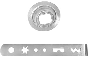 COACOM 1 set di accessori per pasticceria in acciaio inox, accessori per biscotti con bordini, pasticceria, accessori per pasticceria, biscotti