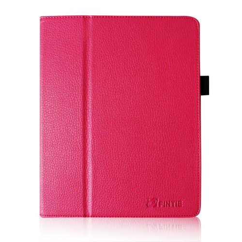 Fintie iPad 2 / 3 / 4 Hülle Case – Folio Slim Fit Kunstleder Schutzhülle Cover Tasche Etui mit Auto Schlaf / Wach Funktion für Apple iPad 2 / iPad 3 / iPad 4, Magenta - 3