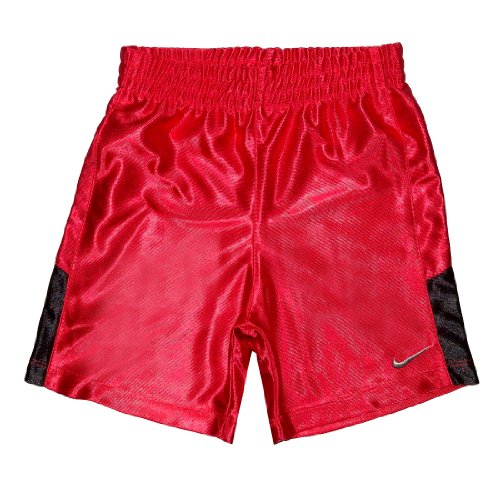 Infant NIKE Dri-Fit Mesh Sport Shorts 24M Red & Black
