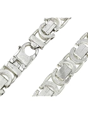 Königskette flach massiv 925 Silber 16 mm Länge wählbar Halskette Silberkette Herren-Kette Damen Geschenk Schmuck...
