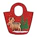 Produktbild Moonuy Tasche Weihnachten Süßigkeiten Tote Weihnachten Schneeflocke Non-Woven Multicolor Candy Bag Strumpf Xmas Tree Party Home Decor