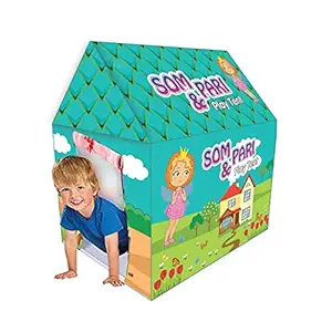 FunBlast Fairy Tent House for Kids - Play Tent House for Children, Girls and Boys (Multicolor)