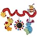 Lijiangshop Baby Children Twisty Spiral Pram Pushchairs Car Seat Cot Musical Bed Bell Colorful Cartoon Toy Gifts